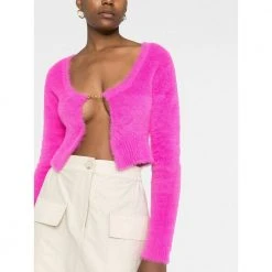 Jacquemus Cardigans Pink -dame-cardigans Butikk unnamed file 3235