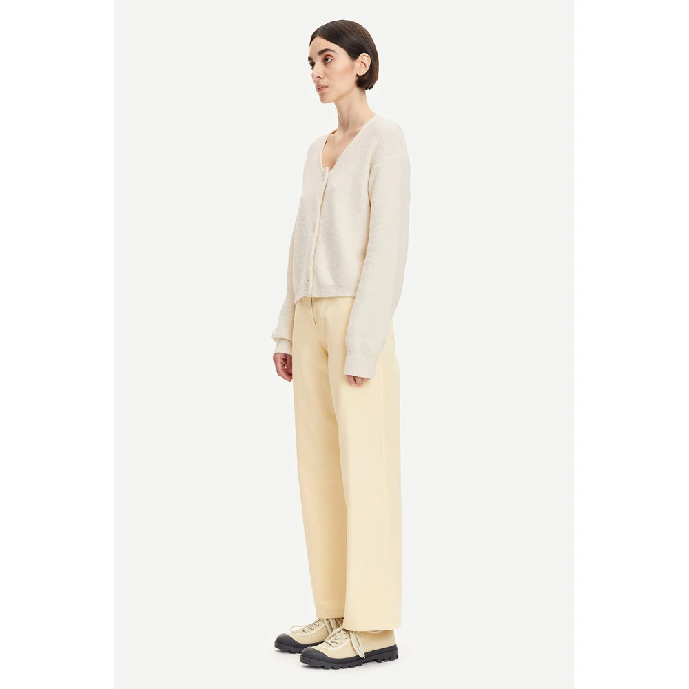 Kremfarget Samsøe Samsøe Toria Scoop Cardigan 13068 Genser Beige 7 Kremfarget Samsøe Samsøe Toria Scoop Cardigan 13068 Genser Beige - Bilde 5