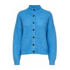 Selected Femme Sif Khloe LS Knit Short Cardigan Blue