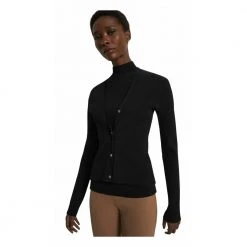 Theory Ribbed Cardigan - Sort Black -dame-cardigans Butikk unnamed file 3340