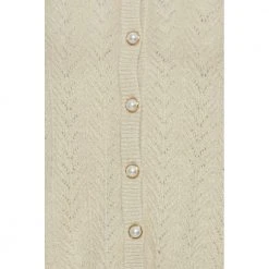 Off-White Fransa Ditte Cardigan M/Glitter Cardigan White -dame-cardigans Butikk unnamed file 3344