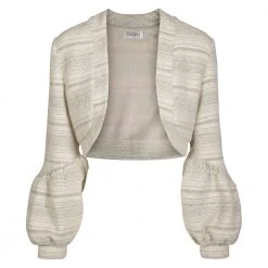 Undorn Adine Cropped Jakke White 9 Undorn Adine Cropped Jakke White -dame-cardigans Butikk unnamed file 3393