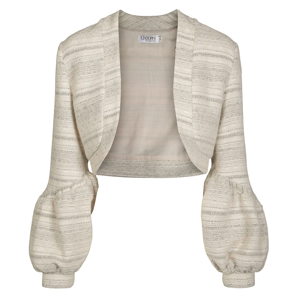 Undorn Adine Cropped Jakke White 6 Undorn Adine Cropped Jakke White - Bilde 4