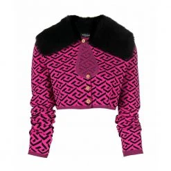 Versace Sweaters Fuchsia Pink