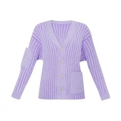 Jacquemus Neve Cardigan Purple