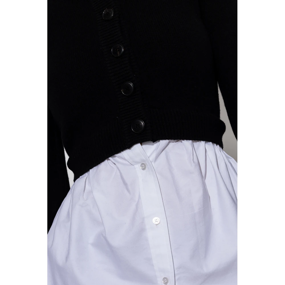 T By Alexander Wang Reversible Cardigan Black 3 T By Alexander Wang Reversible Cardigan Black