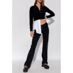 T By Alexander Wang Reversible Cardigan Black 9 T By Alexander Wang Reversible Cardigan Black -dame-cardigans Butikk unnamed file 3433