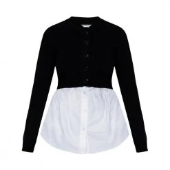 T By Alexander Wang Reversible Cardigan Black 10 T By Alexander Wang Reversible Cardigan Black -dame-cardigans Butikk unnamed file 3434