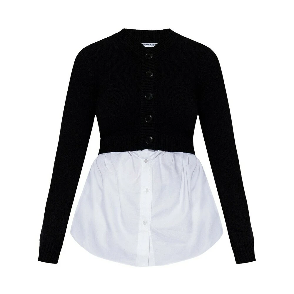 T By Alexander Wang Reversible Cardigan Black 6 T By Alexander Wang Reversible Cardigan Black - Bilde 4