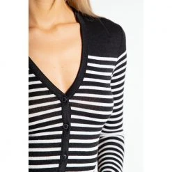 Rag & Bone Striped Cardigan Black -dame-cardigans Butikk unnamed file 3456