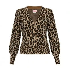 Kate Spade Cardigan With Animal Motif Beige -dame-cardigans Butikk unnamed file 3465