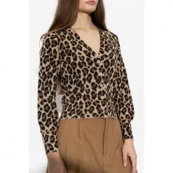 Kate Spade Cardigan With Animal Motif Beige -dame-cardigans Butikk unnamed file 3466