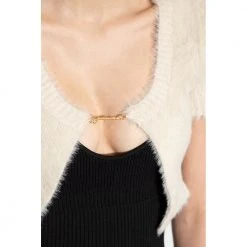 Jacquemus Neve Top Beige -dame-cardigans Butikk unnamed file 3469