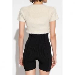 Jacquemus Neve Top Beige -dame-cardigans Butikk unnamed file 3470