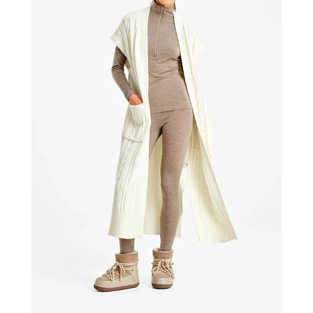 Kremfarget We Norwegians Trysil Long Vest Women Vest White 4 Kremfarget We Norwegians Trysil Long Vest Women Vest White - Bilde 2