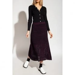 Proenza Schouler Ribbed Cardigan Black 10 Proenza Schouler Ribbed Cardigan Black -dame-cardigans Butikk unnamed file 3485