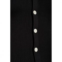 Proenza Schouler Ribbed Cardigan Black 11 Proenza Schouler Ribbed Cardigan Black -dame-cardigans Butikk unnamed file 3486