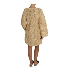 Dolce & Gabbana Cardigan Crochet Knitted Raffia Beige -dame-cardigans Butikk unnamed file 3495