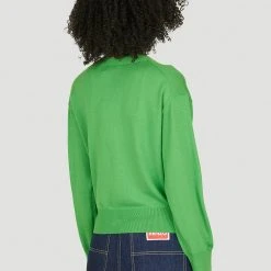 Kenzo Knitwear Green -dame-cardigans Butikk unnamed file 3499