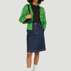 Kenzo Knitwear Green -dame-cardigans Butikk unnamed file 3500