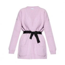 RED Valentino Lurex Cardigan Purple -dame-cardigans Butikk unnamed file 3520