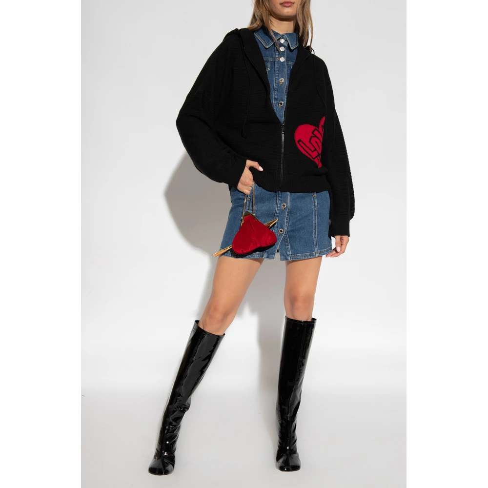 Love Moschino Zip-up Cardigan Black 7 Love Moschino Zip-up Cardigan Black - Bilde 5
