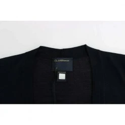 Roberto Cavalli Cropped Wool Cardigan Blue -dame-cardigans Butikk unnamed file 3564