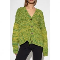 AMBUSH Cardigan Green -dame-cardigans Butikk unnamed file 3571