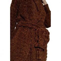 Salvatore Ferragamo Cardigan With Belt Brown