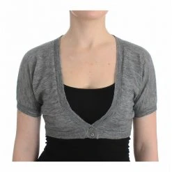 Ermanno Scervino Cardigan Gray -dame-cardigans Butikk unnamed file 3615