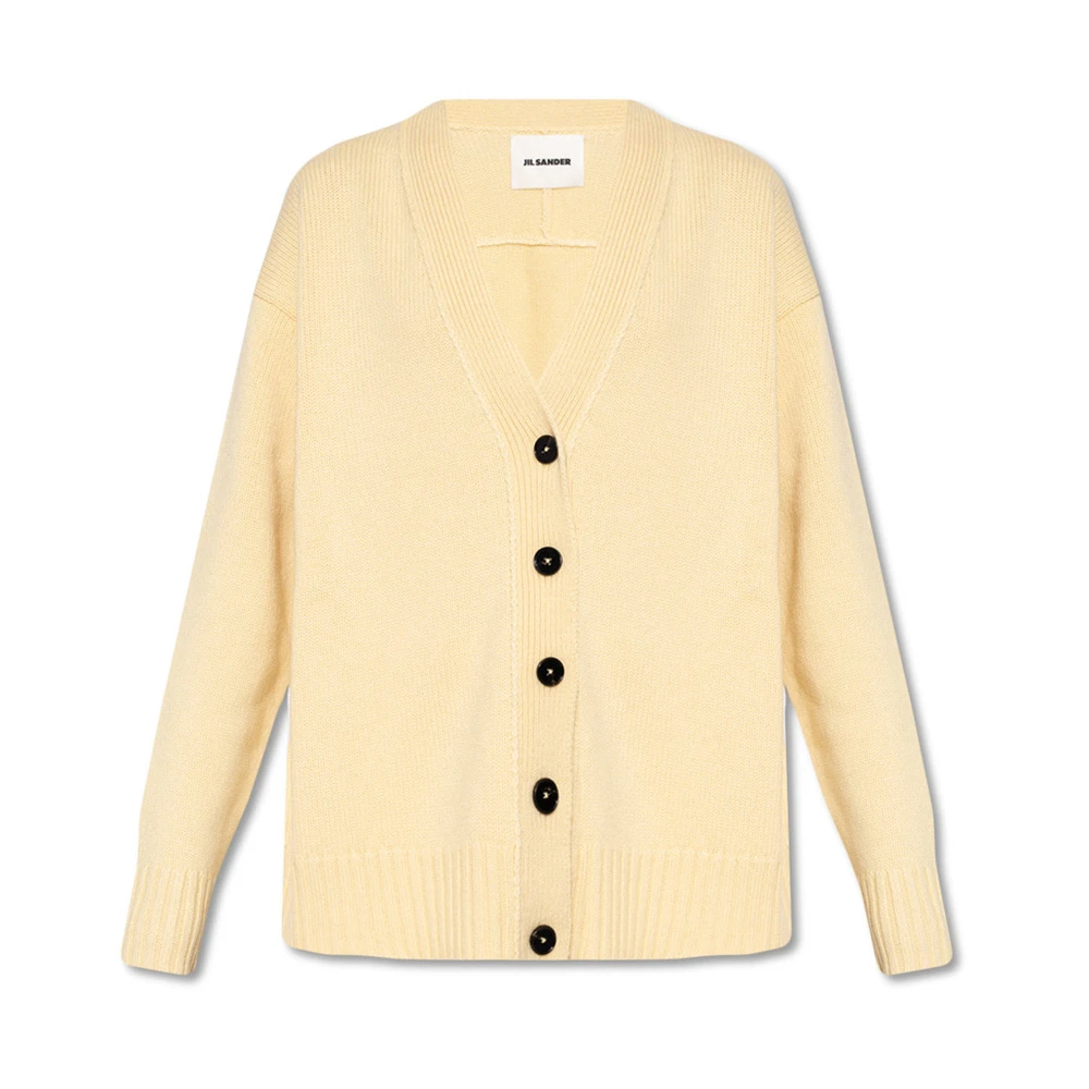 Jil Sander Cashmere Cardigan Yellow 5 Jil Sander Cashmere Cardigan Yellow - Bilde 3