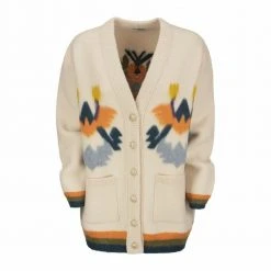 Etro Cardigan With Geometric Patterns White -dame-cardigans Butikk unnamed file 3627
