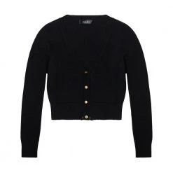 Versace Cashmere Cardigan Black -dame-cardigans Butikk unnamed file 3664