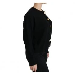 Dolce & Gabbana Cardigan Genser Black -dame-cardigans Butikk unnamed file 3667
