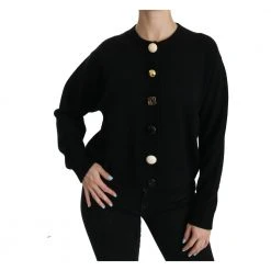 Dolce & Gabbana Cardigan Genser Black -dame-cardigans Butikk unnamed file 3668