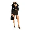 Blumarine Drawstring Cardigan Black