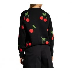 RED Valentino Cardinag With Fruit Motif Black -dame-cardigans Butikk unnamed file 3712