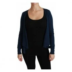 Dolce & Gabbana Blue Long Sleeve Cardigan Vest Cashmere Sweater Blue 10 Dolce & Gabbana Blue Long Sleeve Cardigan Vest Cashmere Sweater Blue -dame-cardigans Butikk unnamed file 3727