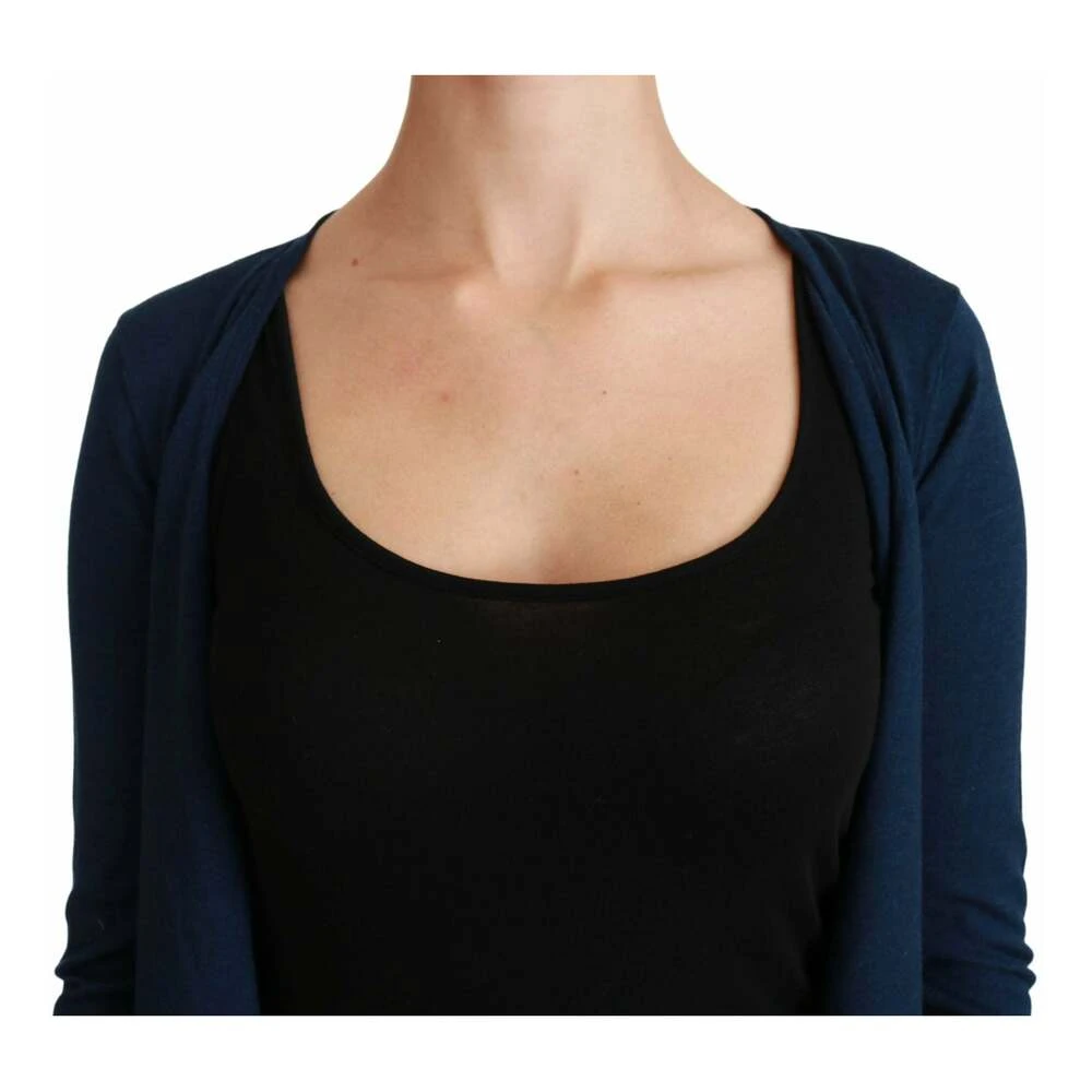Dolce & Gabbana Blue Long Sleeve Cardigan Vest Cashmere Sweater Blue 6 Dolce & Gabbana Blue Long Sleeve Cardigan Vest Cashmere Sweater Blue - Bilde 4