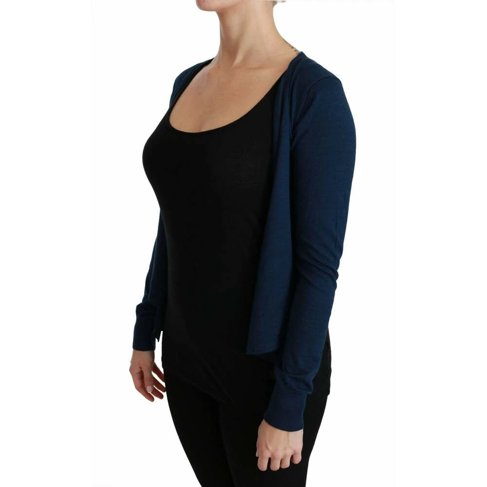 Dolce & Gabbana Blue Long Sleeve Cardigan Vest Cashmere Sweater Blue 7 Dolce & Gabbana Blue Long Sleeve Cardigan Vest Cashmere Sweater Blue - Bilde 5