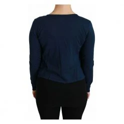 Dolce & Gabbana Blue Long Sleeve Cardigan Vest Cashmere Sweater Blue 13 Dolce & Gabbana Blue Long Sleeve Cardigan Vest Cashmere Sweater Blue -dame-cardigans Butikk unnamed file 3730