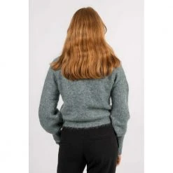 Cathrine Hammel Mohair Petit Cardigan - Light Seaweed Green