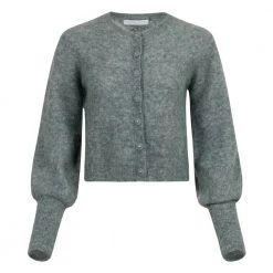 Cathrine Hammel Mohair Petit Cardigan - Light Seaweed Green -dame-cardigans Butikk unnamed file 3748