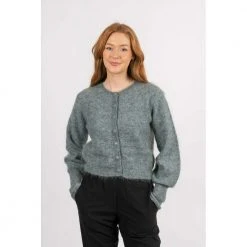 Cathrine Hammel Mohair Petit Cardigan - Light Seaweed Green -dame-cardigans Butikk unnamed file 3749