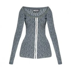 Diesel ‘M-ERCILLA’ Cardigan Blue -dame-cardigans Butikk unnamed file 3763