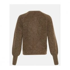 Moss Copenhagen Maimee Mohair Cardigan - Choco Chip Mel Brown -dame-cardigans Butikk unnamed file 378