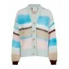 Second Female Striper Alfi Knit Cardigan Jakke Blue -dame-cardigans Butikk unnamed file 381