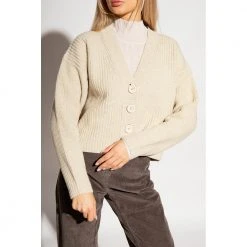 See By Chloé Relaxed-fitting Cardigan Beige -dame-cardigans Butikk unnamed file 3861