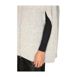 Maison Margiela Turtleneck Cape White