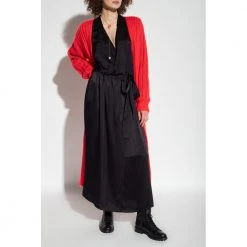 Forte Forte Long Cardigan Red